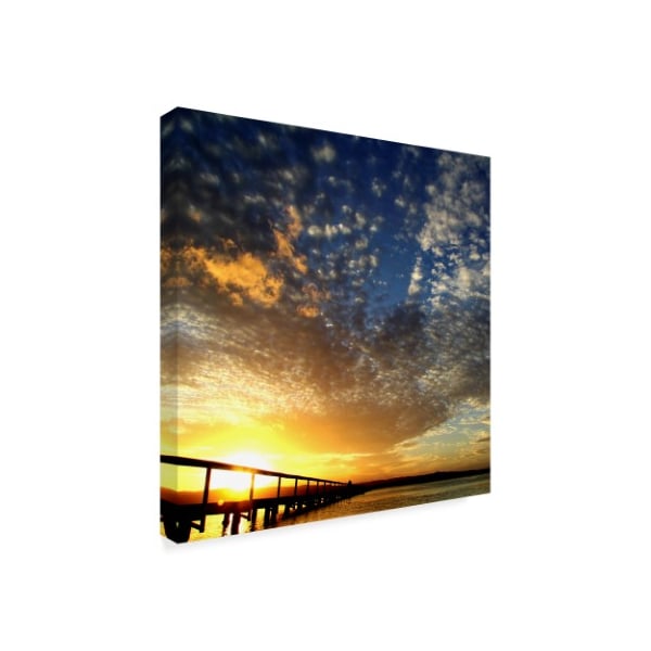 Incredi 'Sunset Glory' Canvas Art,35x35